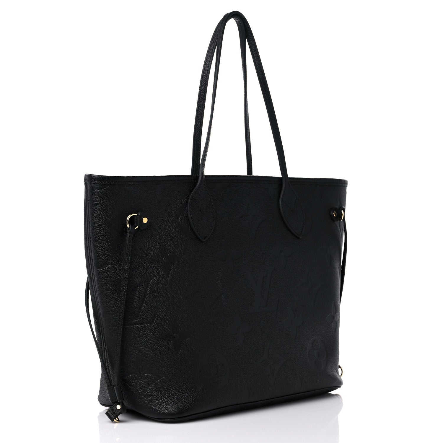 Louis Vuitton Empreinte Monogram Giant Neverfull MM Black 3 of 13