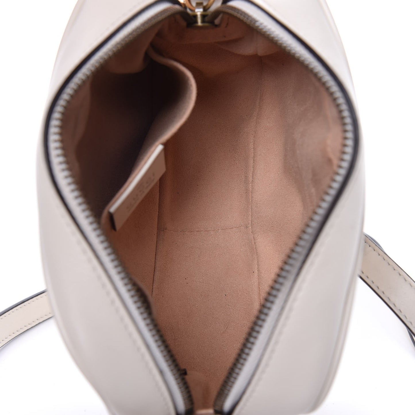 Calfskin Matelasse Mini GG Marmont Chain Shoulder Bag White