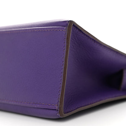 Hermes Swift Kelly Pochette Clutch Iris 11 of 12