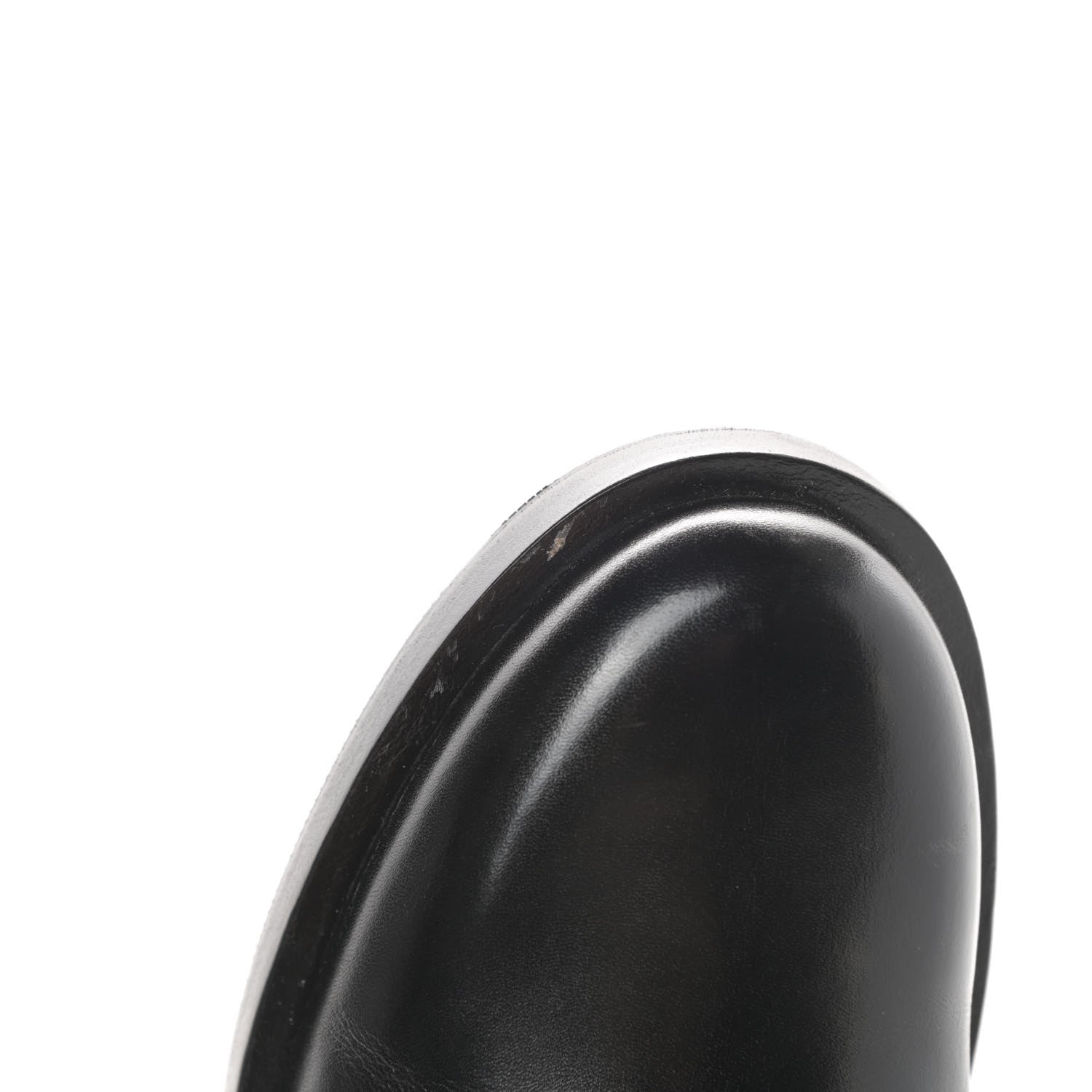 Chanel Calfskin Camellia High Boots 37.5 Black 12 of 12