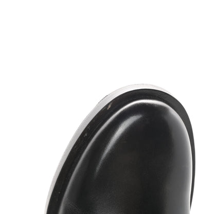 Chanel Calfskin Camellia High Boots 37.5 Black 12 of 12