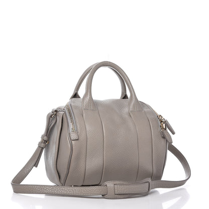 Alexander Wang Pebbled Lambskin Rockie Oyster Pale Gold Hardware 3 of 8