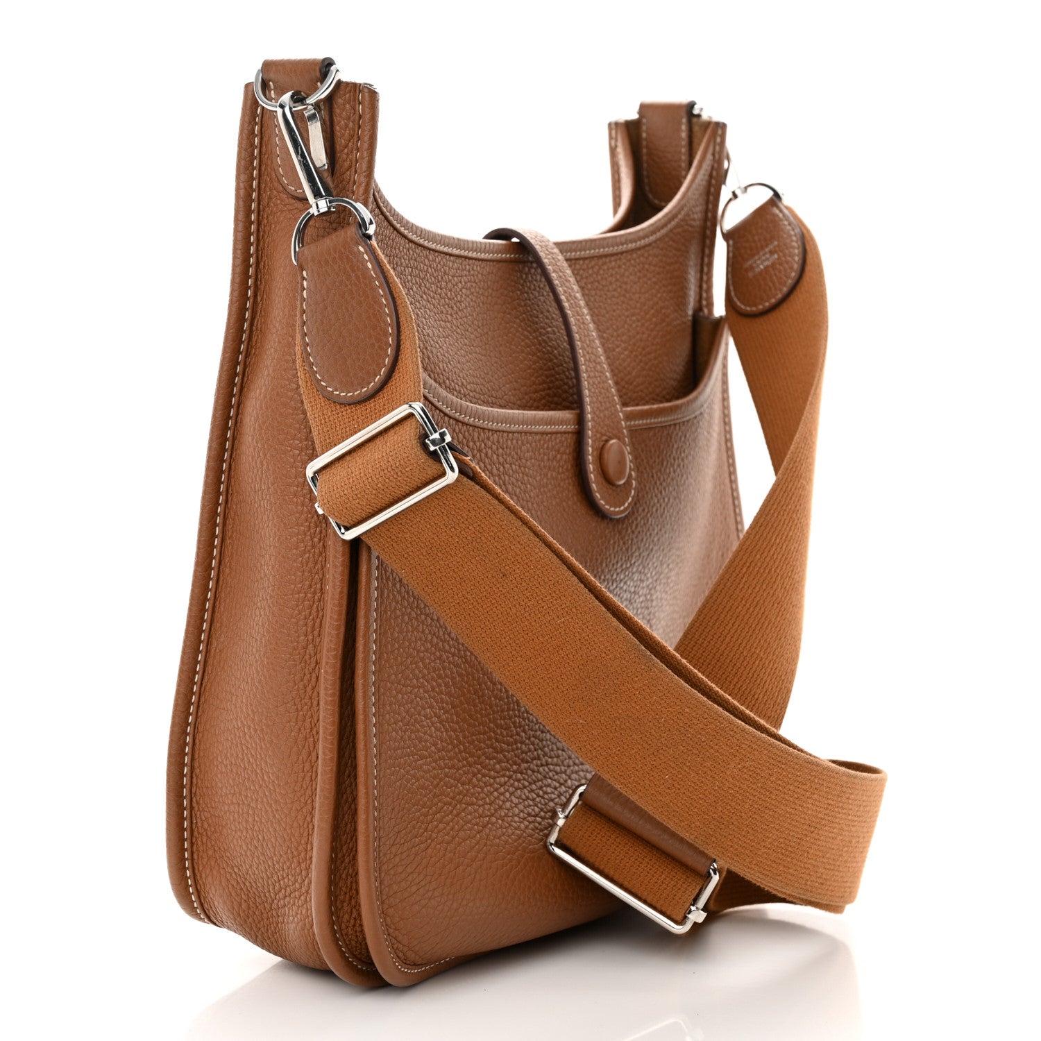 Hermes Taurillon Clemence Evelyne III PM Gold 3 of 13