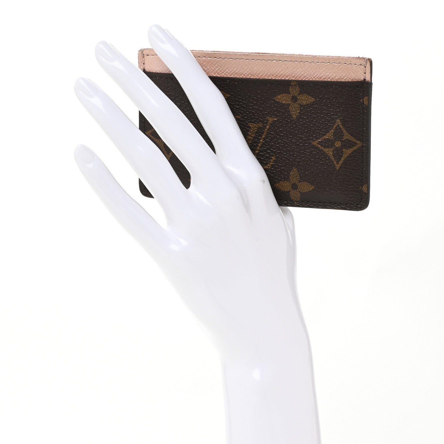 Louis Vuitton Monogram Card Holder Rose Nacre 2 of 9