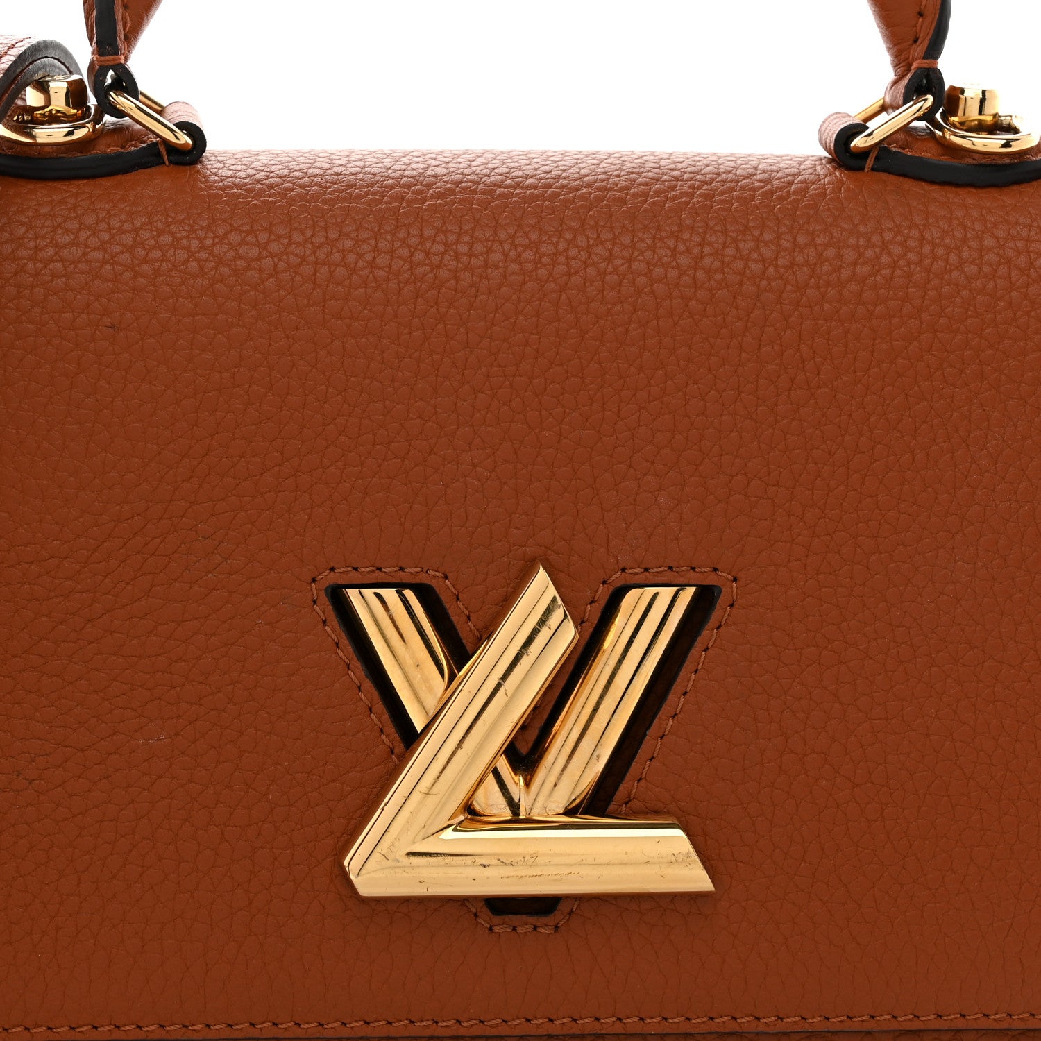 Louis Vuitton Taurillon Twist One Handle PM Caramel 7 of 10