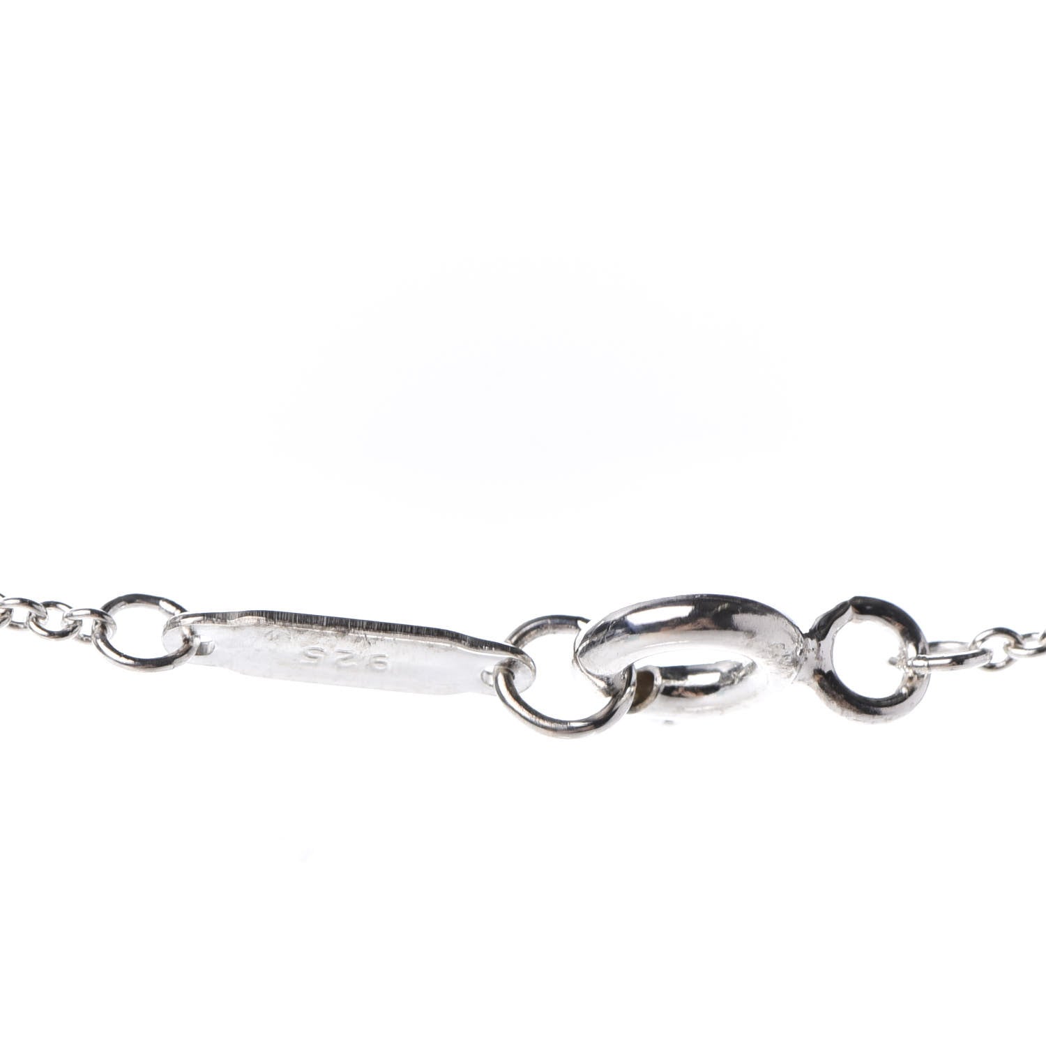 Tiffany Sterling Silver 1837 Interlocking Circles Pendant Necklace 6 of 7