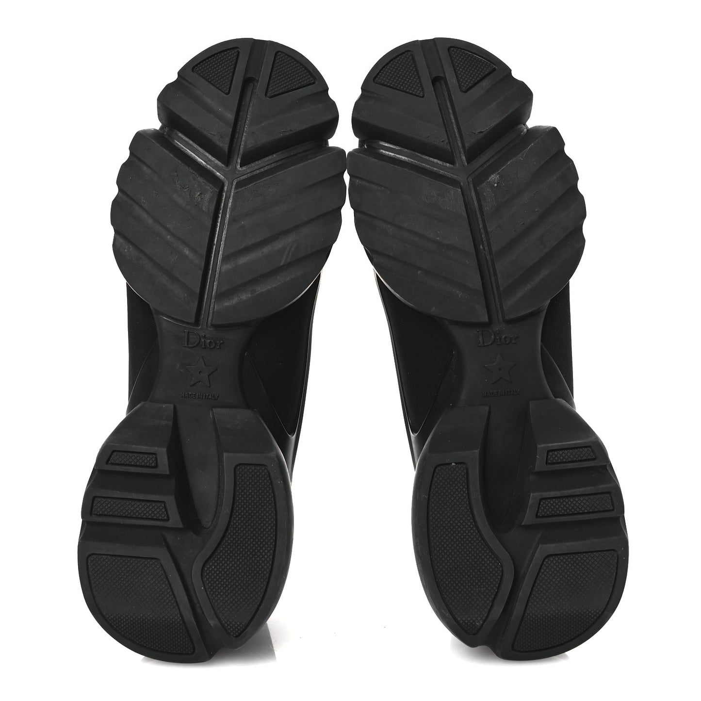 Neoprene Rubber Womens D-Connect Sneakers 37.5 Black