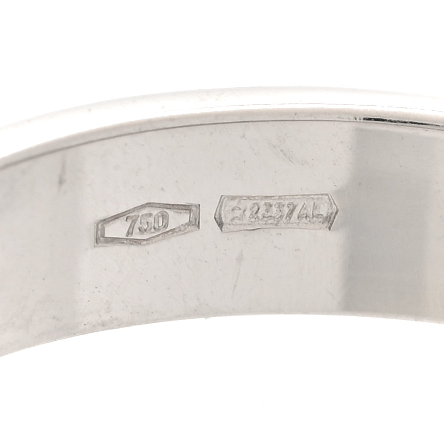 Gucci 18K White Gold 4mm Icon Thin Band Ring 52 6 6 of 6