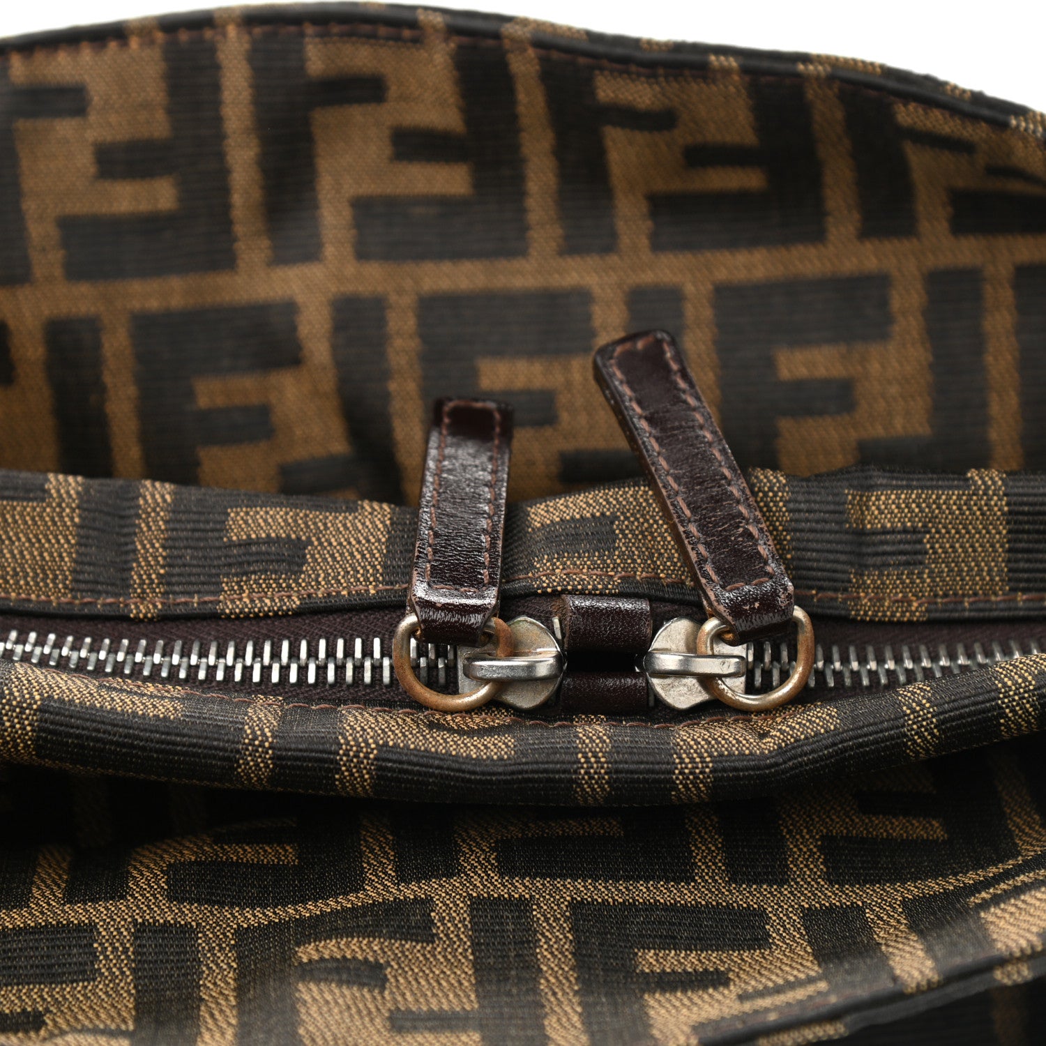 Fendi Zucca Tote Tobacco 12 of 15
