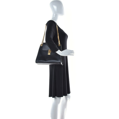 Chloe Shiny Calfskin Medium Annie Shoulder Bag Black 3 of 18