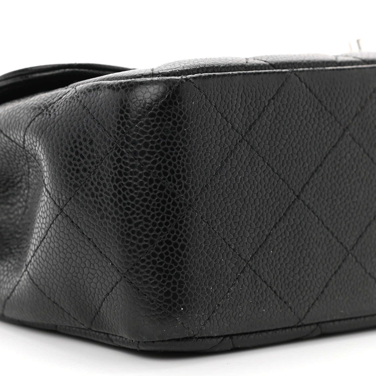 Chanel Caviar Quilted Jumbo Single Flap Black 9 of 10