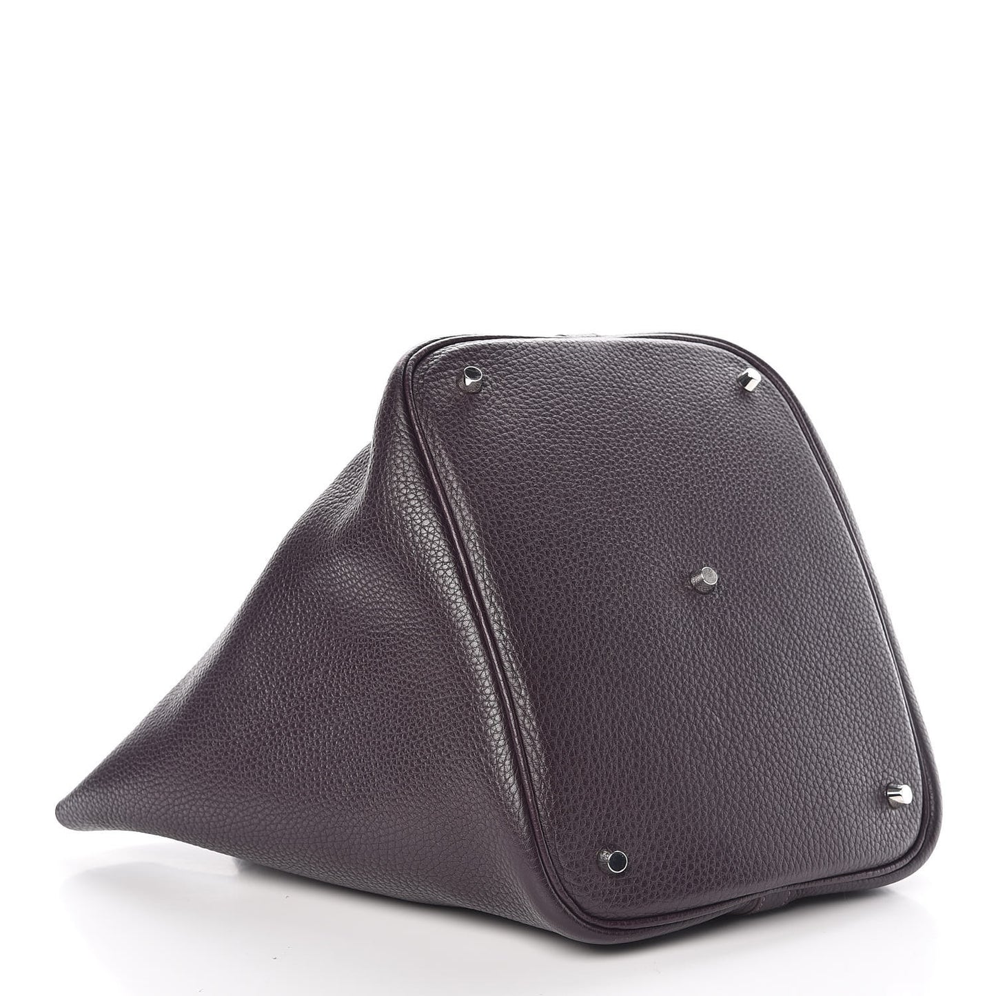 Taurillon Clemence Picotin Lock 26 GM Raisin