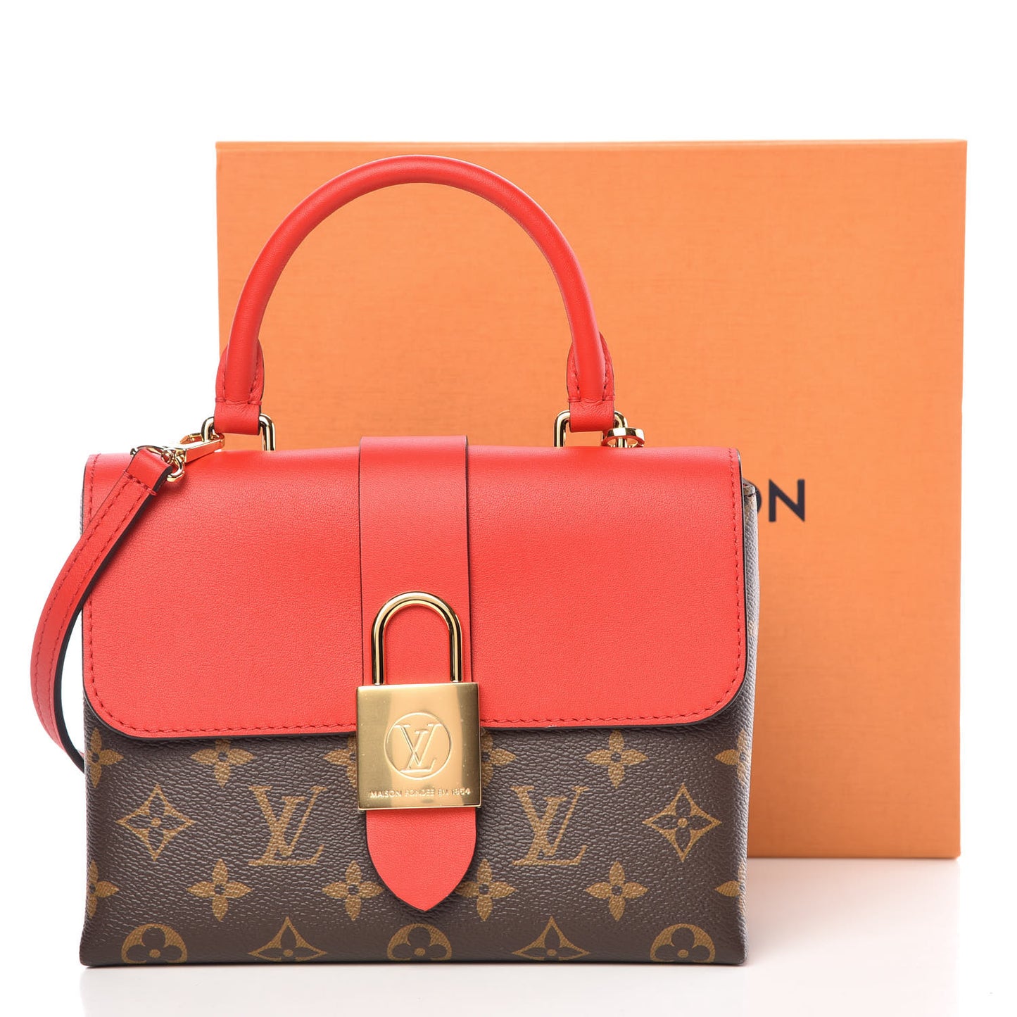 Monogram Locky BB Coquelicot