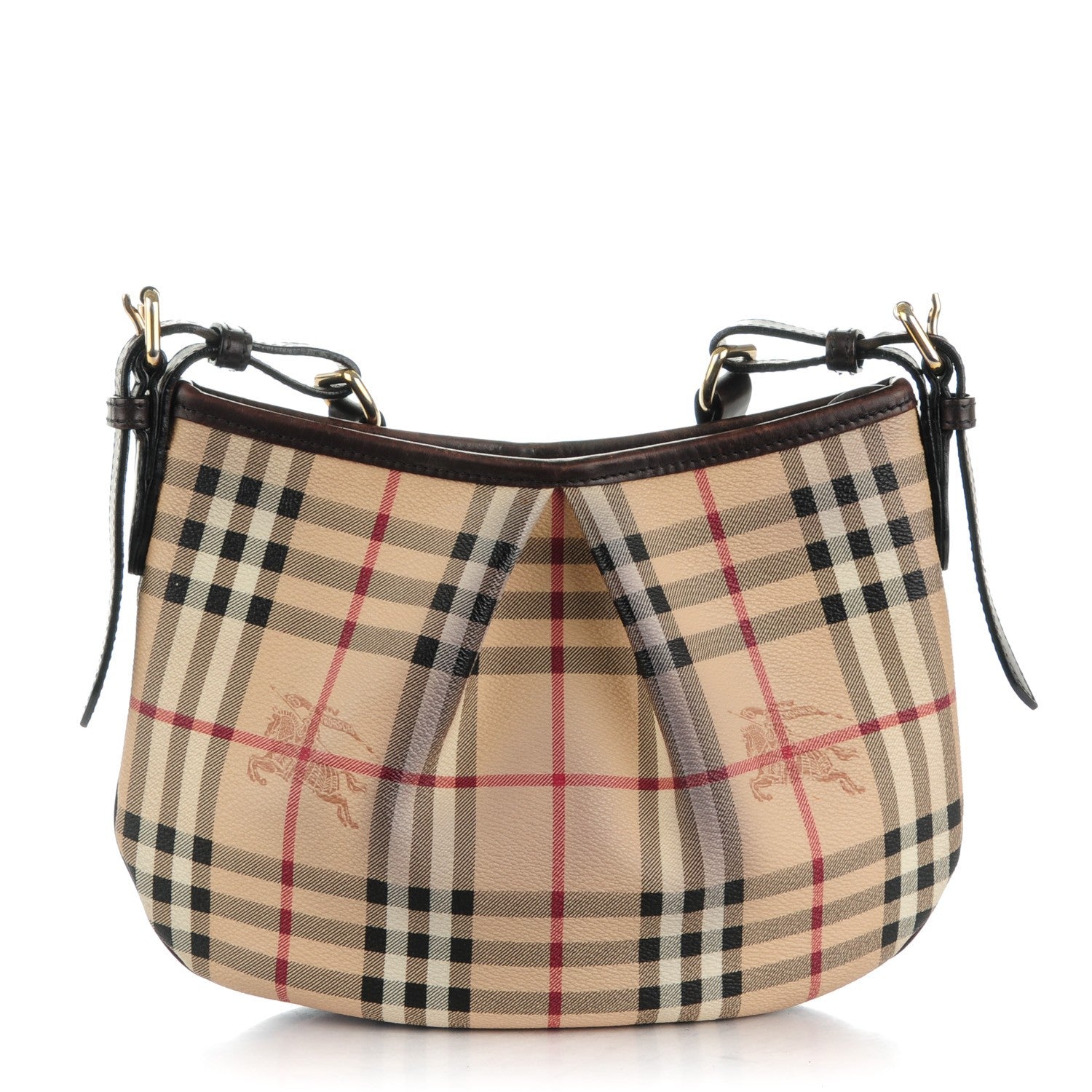Burberry Haymarket Check Pleated Crossbody Bag 1 of 10