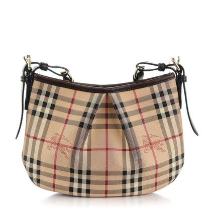 Burberry Haymarket Check Pleated Crossbody Bag 1 of 10