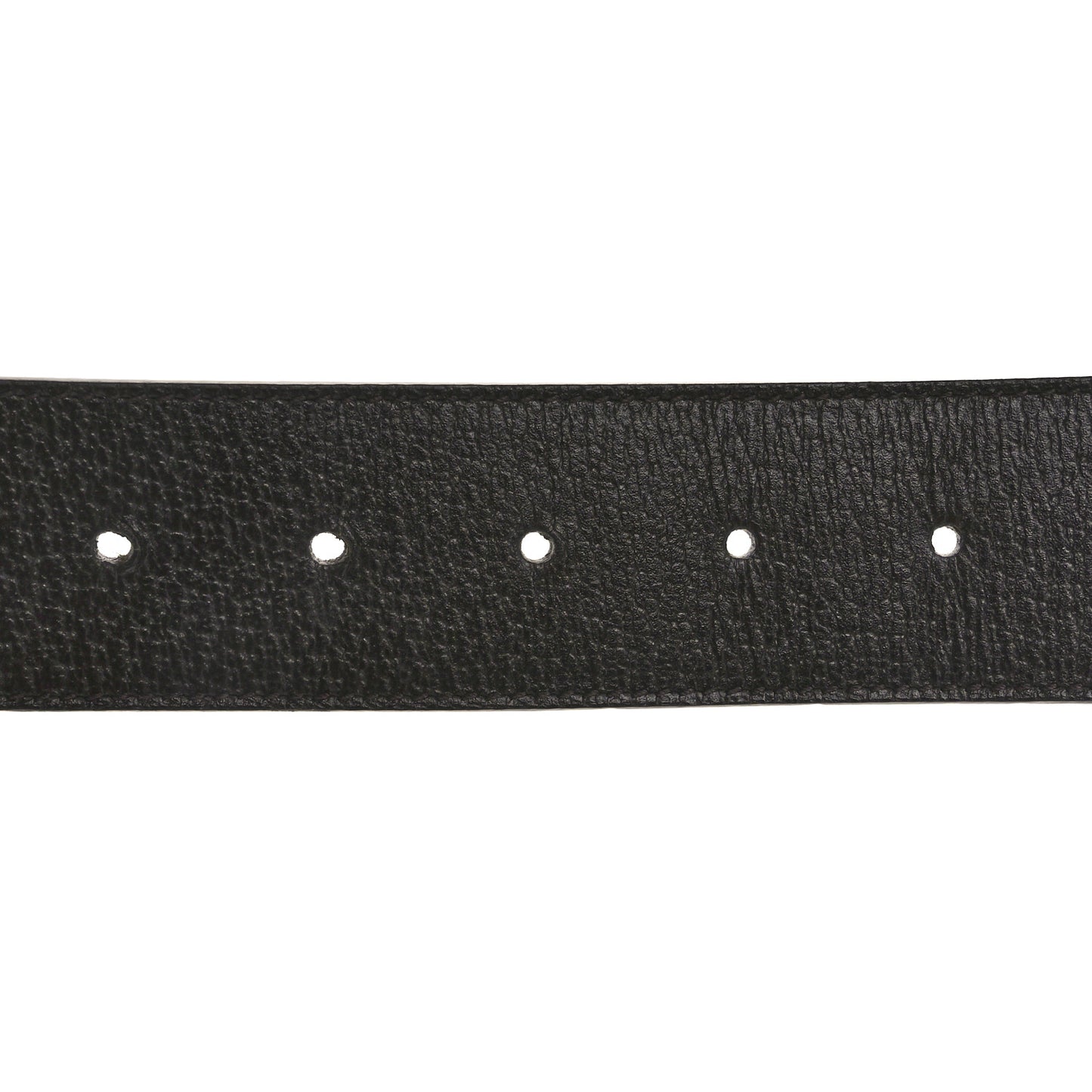 Textured Calfskin Double G 40mm Belt 80 32  Dark Cocoa
