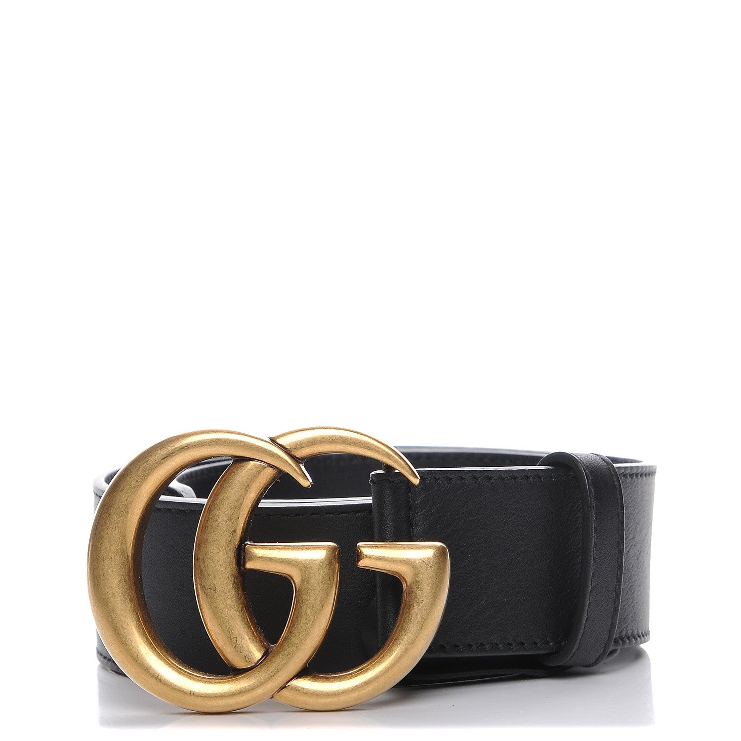 Gucci Calfskin Double G 40mm Belt 85 34 Black 1 of 6