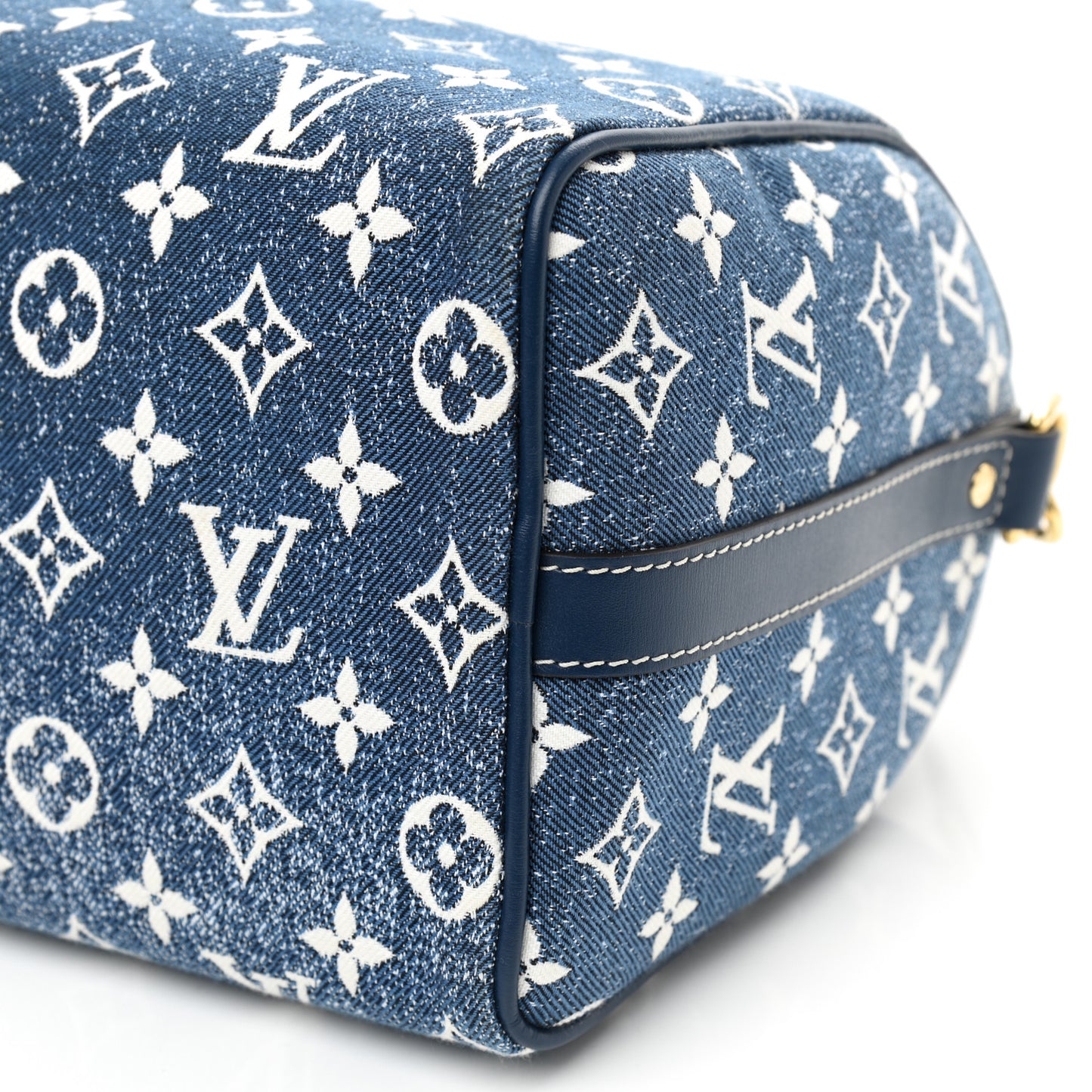 Monogram Jacquard Denim Speedy Bandouliere 25 Bleu
