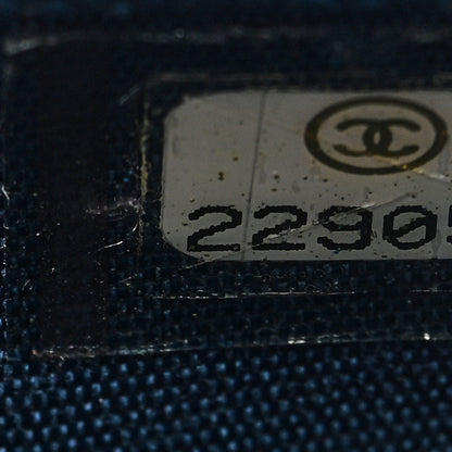 Chanel Caviar CC Card Holder Blue 7 of 8