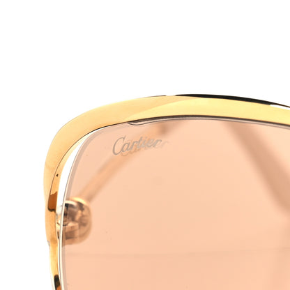 Cartier Metal Trinity Sunglasses CT0225S 002 Gold Silver 7 of 8