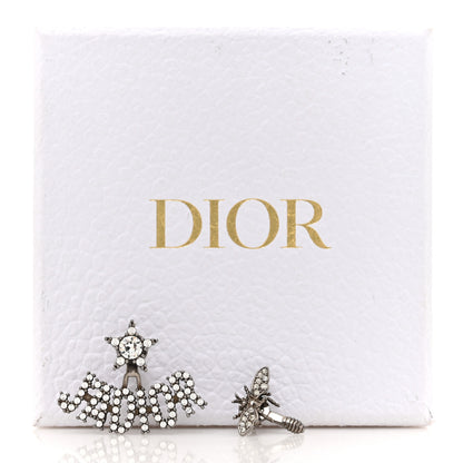 Christian Dior Palladium Crystal J'adior Earrings 6 of 6