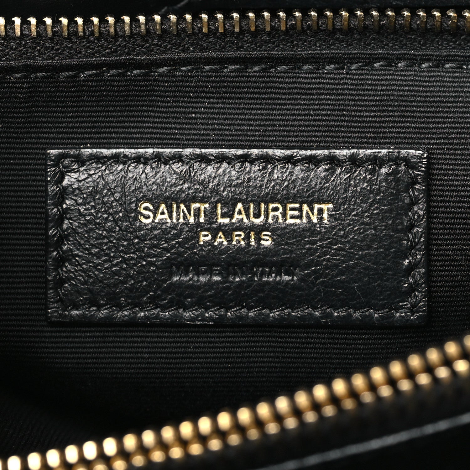 Saint Laurent Calfskin Y Quilted Monogram Medium Loulou Chain Satchel Black 6 of 11