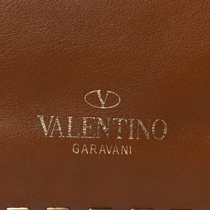 Valentino Garavani Vitello Medium Rockstud Tote Brown 16 of 18