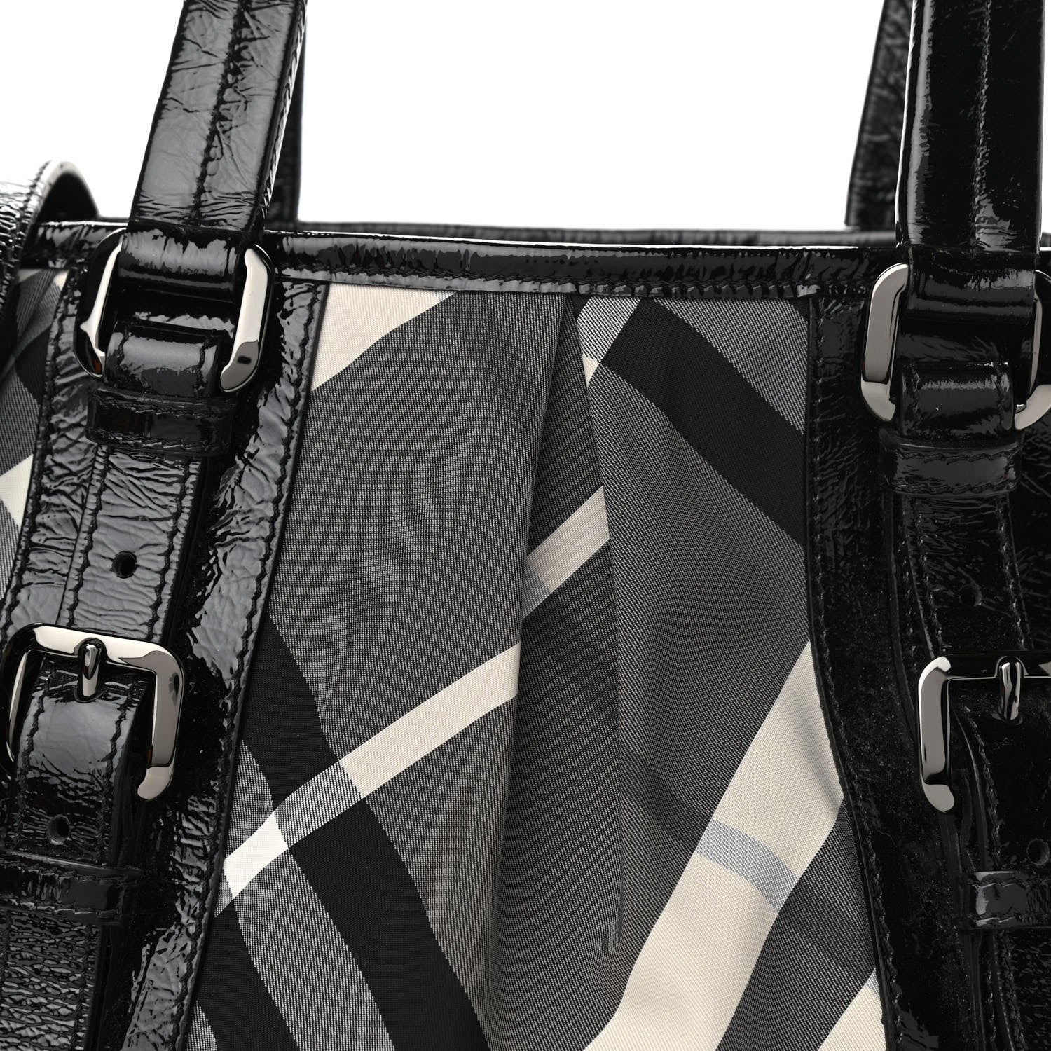 Burberry Nylon Beat Check Lowry Black 7 of 9