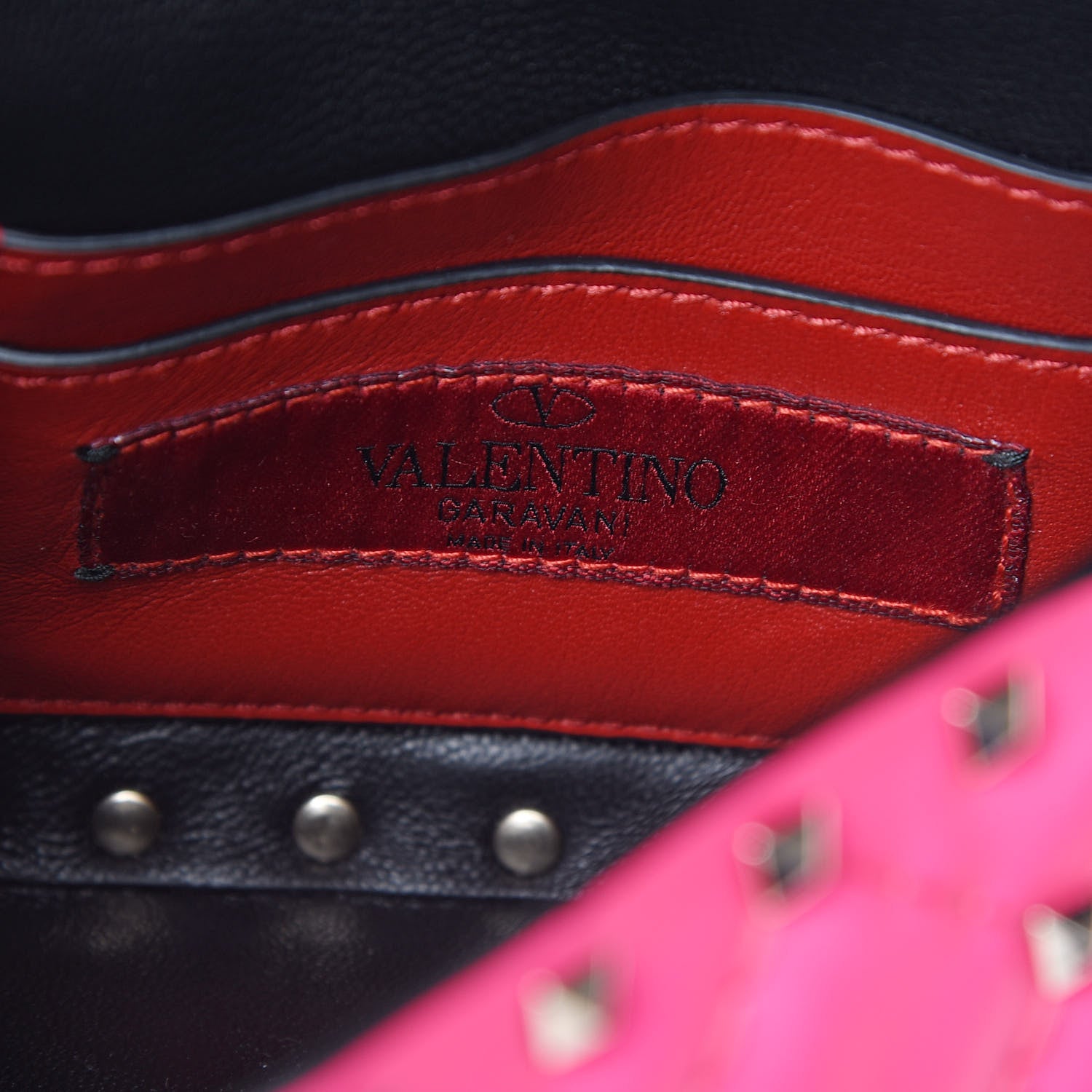Valentino Garavani Calfskin Micro Rockstud Spike Shoulder Bag Azalea 6 of 11