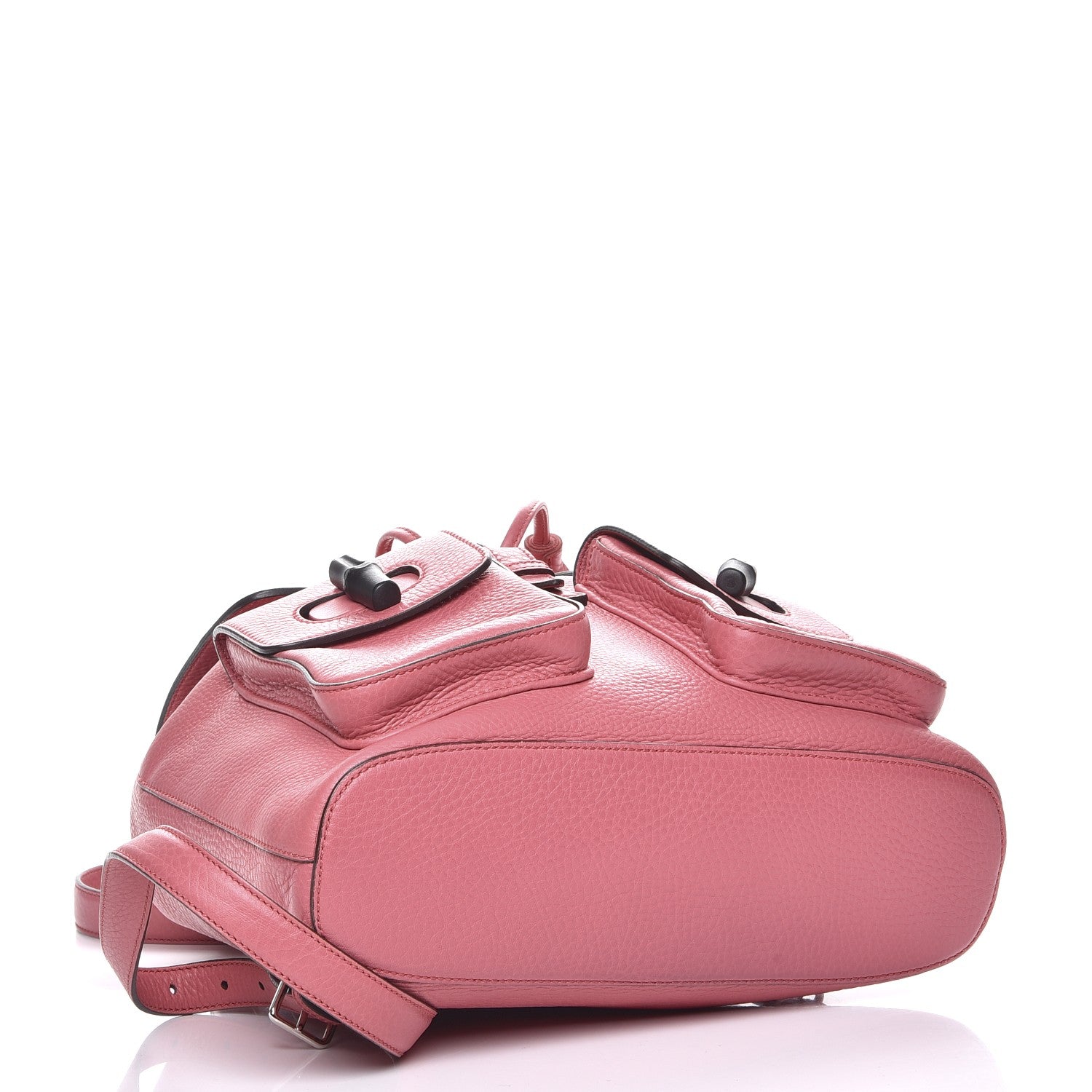 Gucci Cellarius Calfskin Medium Bamboo Backpack Glossy Pink 4 of 8