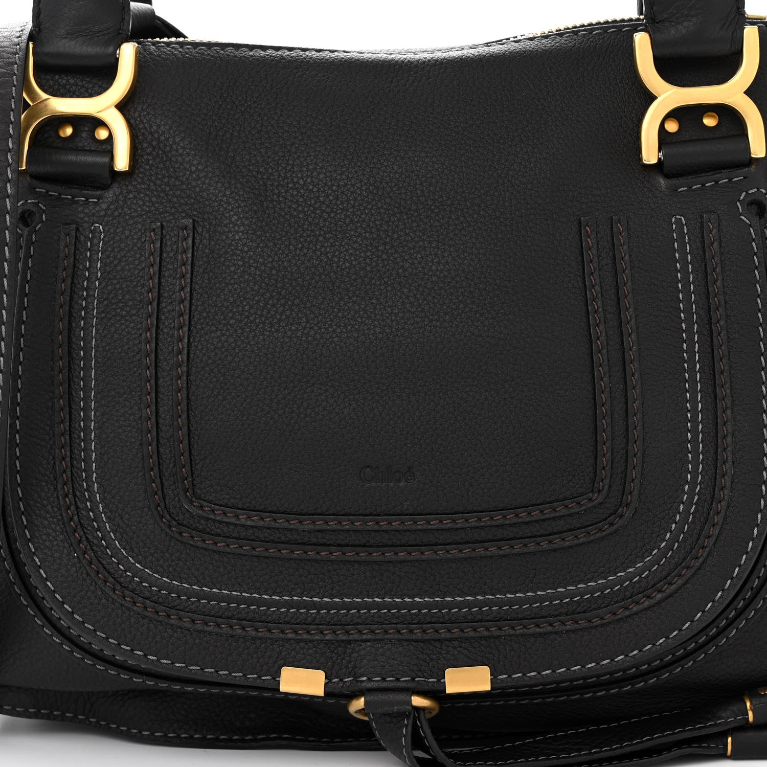 Chloe Calfskin Medium Marcie Satchel Black 8 of 10