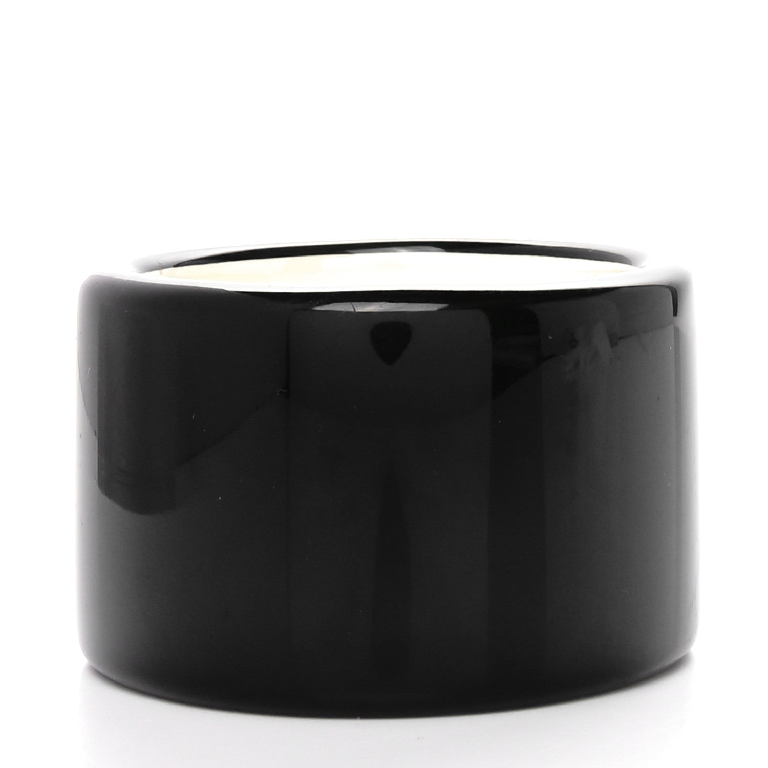 Hermes Lacquered Wood Assam Bracelet S Black White 3 of 5