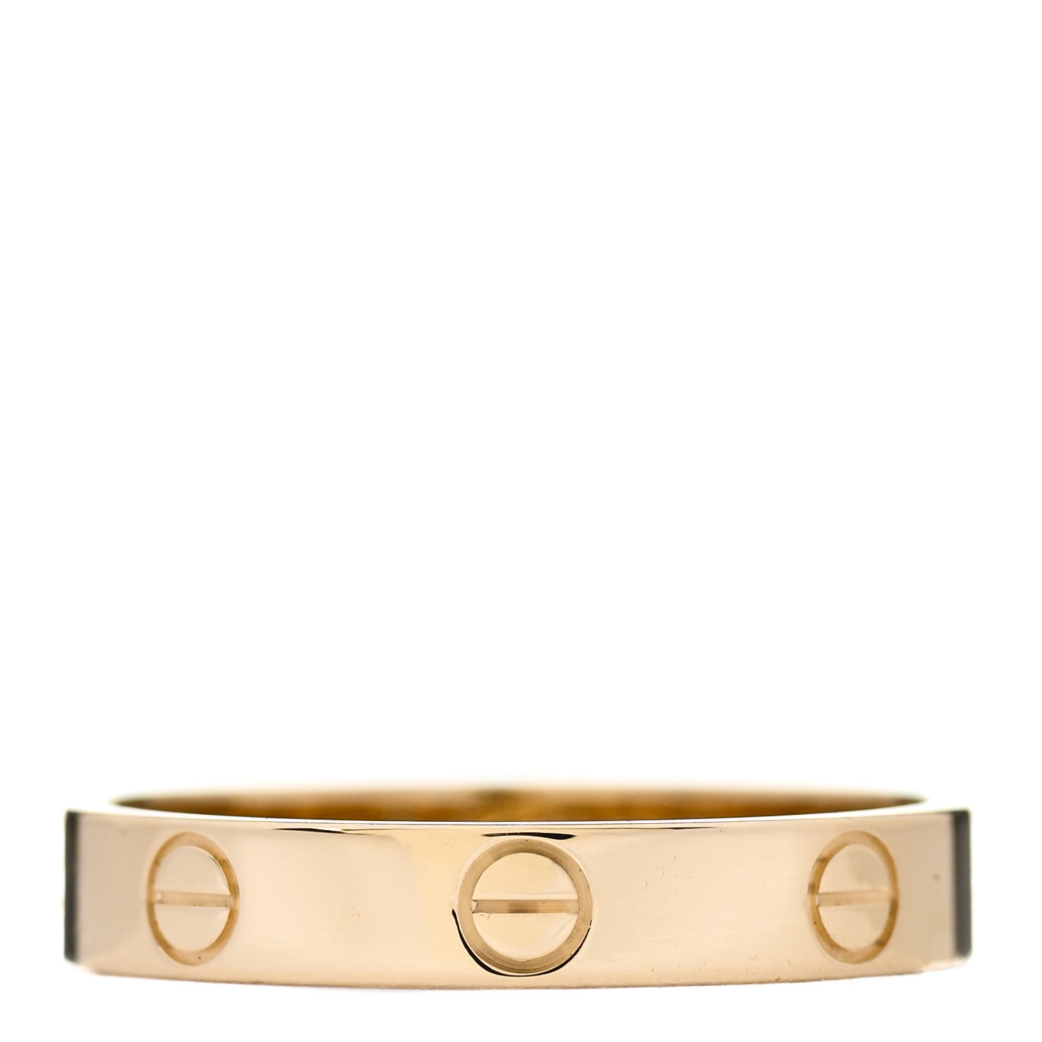 Cartier 18K Yellow Gold 3.5mm LOVE Wedding Band Ring 57 8 1 of 5
