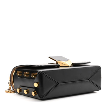 Jimmy Choo Smooth Calfskin Lockett Petite Shoulder Bag Black 4 of 10