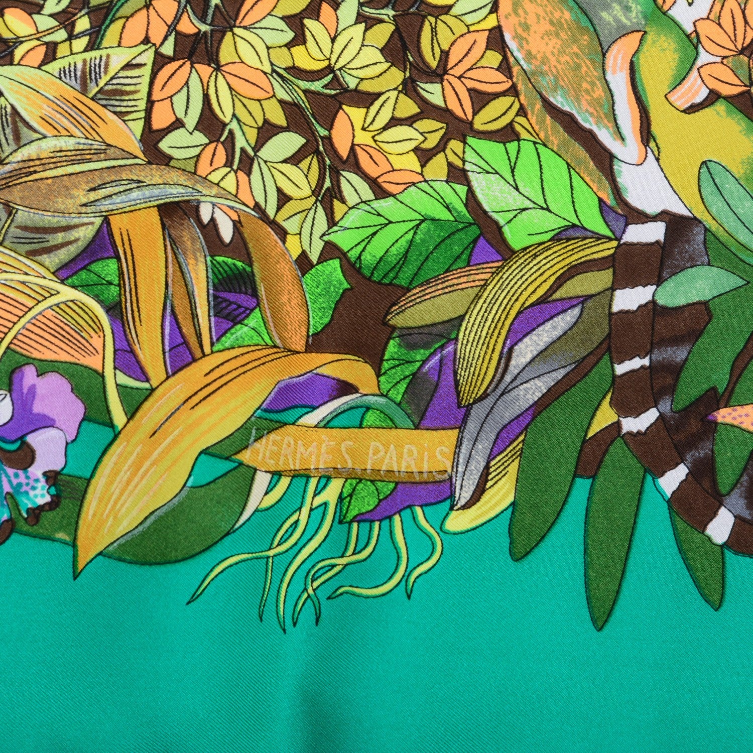 Hermes Silk Au Coeur de la Vie Scarf 90 3 of 7