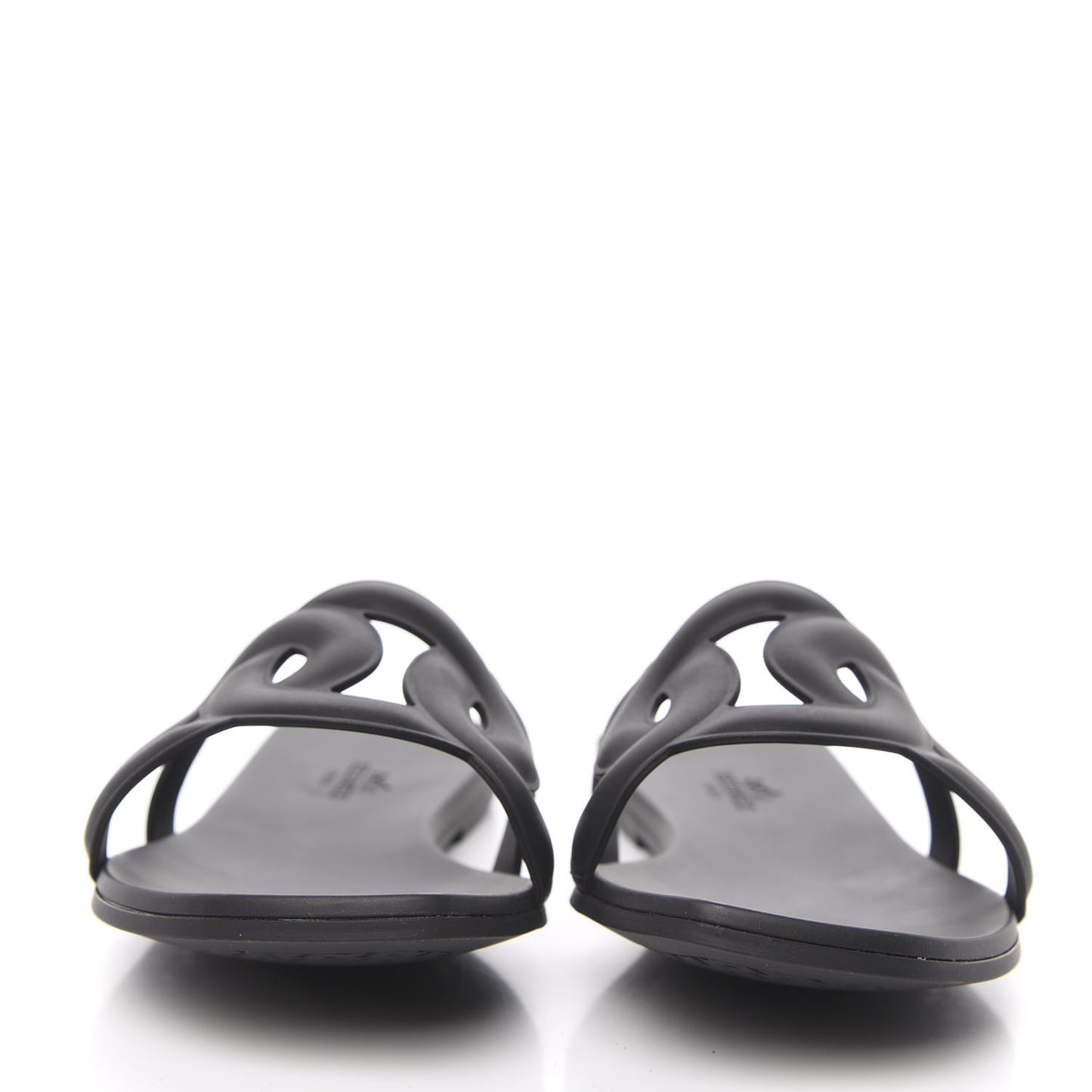 Rubber Aloha Sandals 39 Black