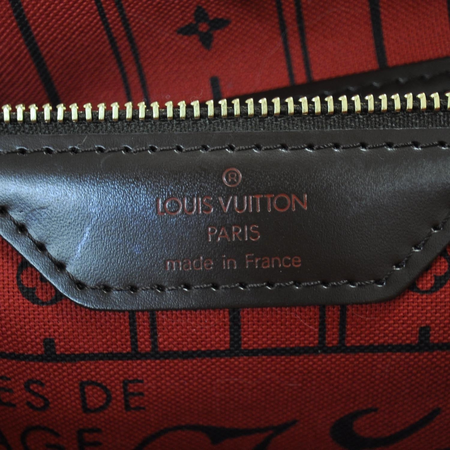 Louis Vuitton Damier Ebene Neverfull PM 8 of 9