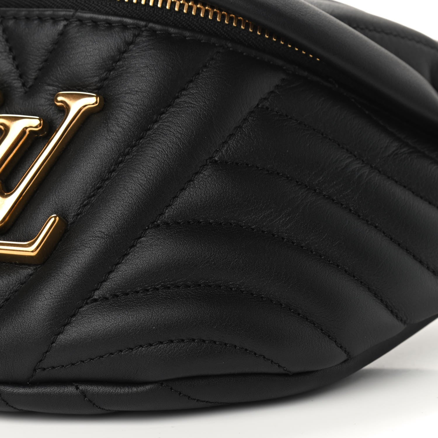 Louis Vuitton Calfskin Quilted New Wave Bumbag Black 8 of 8