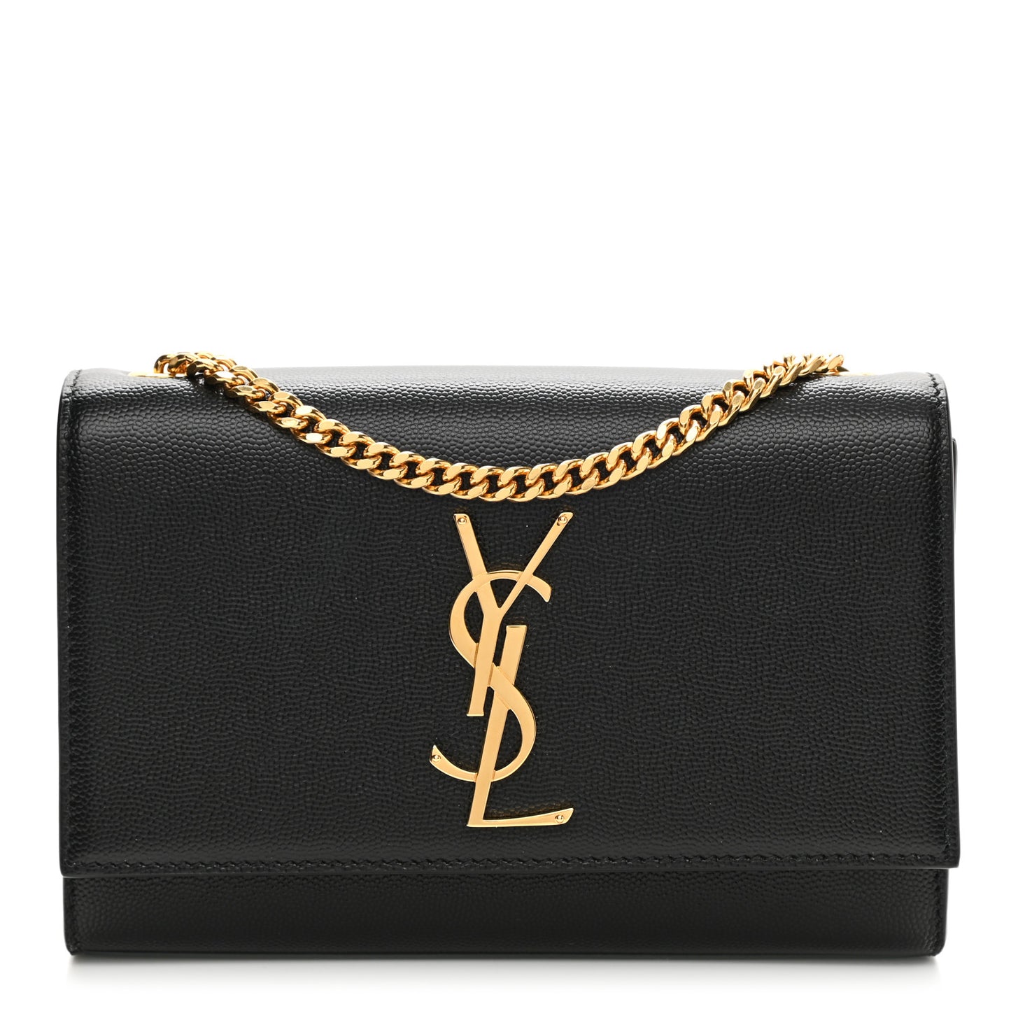 Grain De Poudre Small Monogram Kate Satchel Black