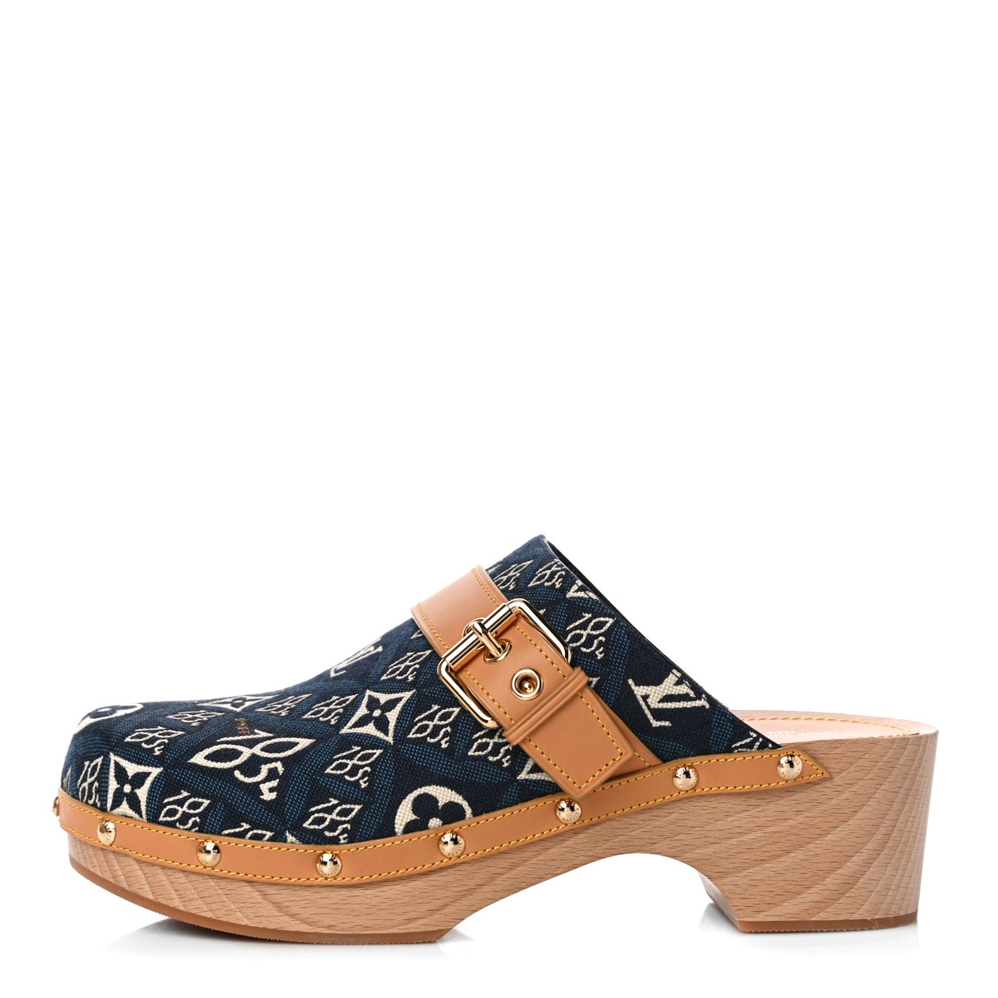Jacquard Since 1854 Cottage Clog Mules 40 Blue