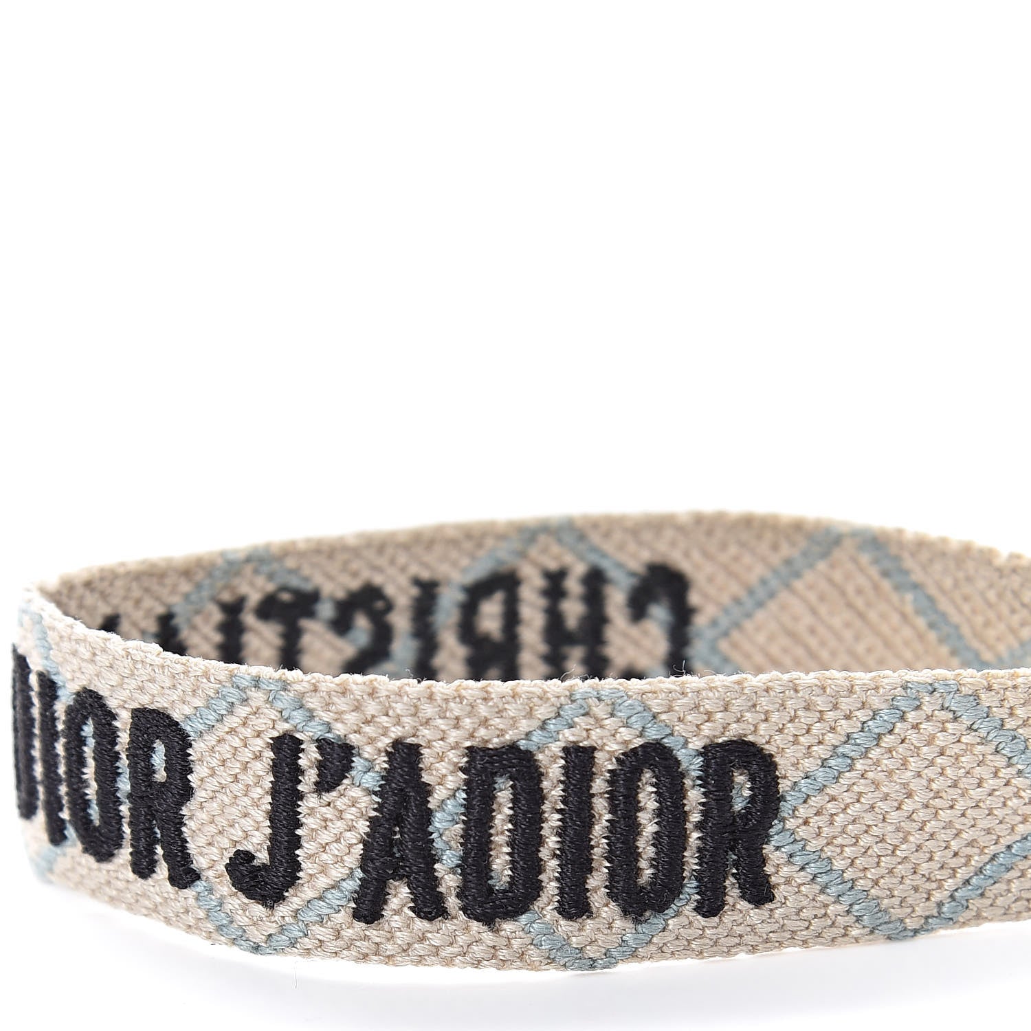 Christian Dior Woven Cotton J'Adior Friendship Bracelet 4 of 4