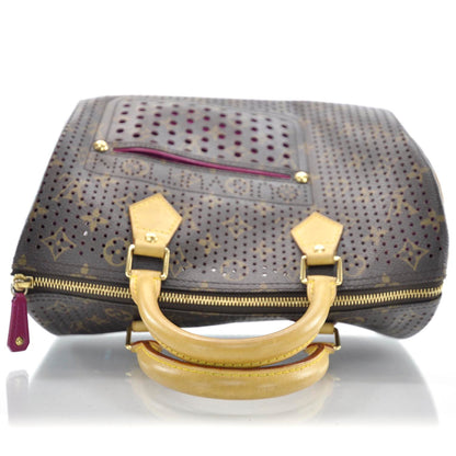 Louis Vuitton Monogram Perforated Speedy 30 Fuchsia 6 of 9