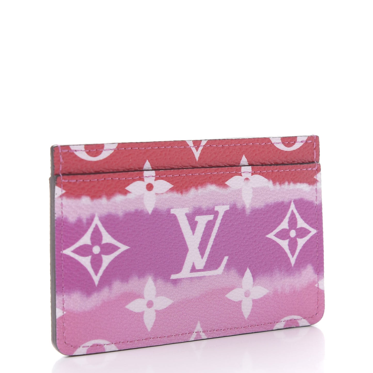 Monogram Escale Card Holder Rouge