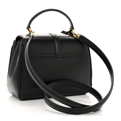 Celine Satinated Calfskin Mini 16 Top Handle Bag Black 3 of 16
