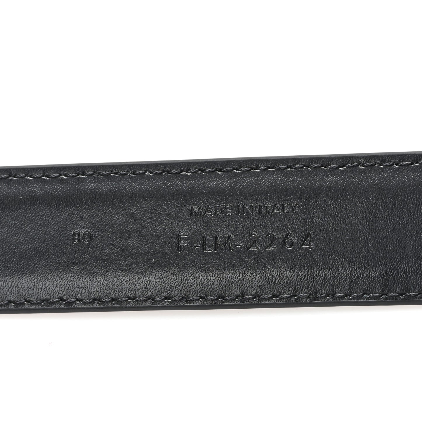 Box Calfskin Small 18mm Triomphe Belt 80 32 Black