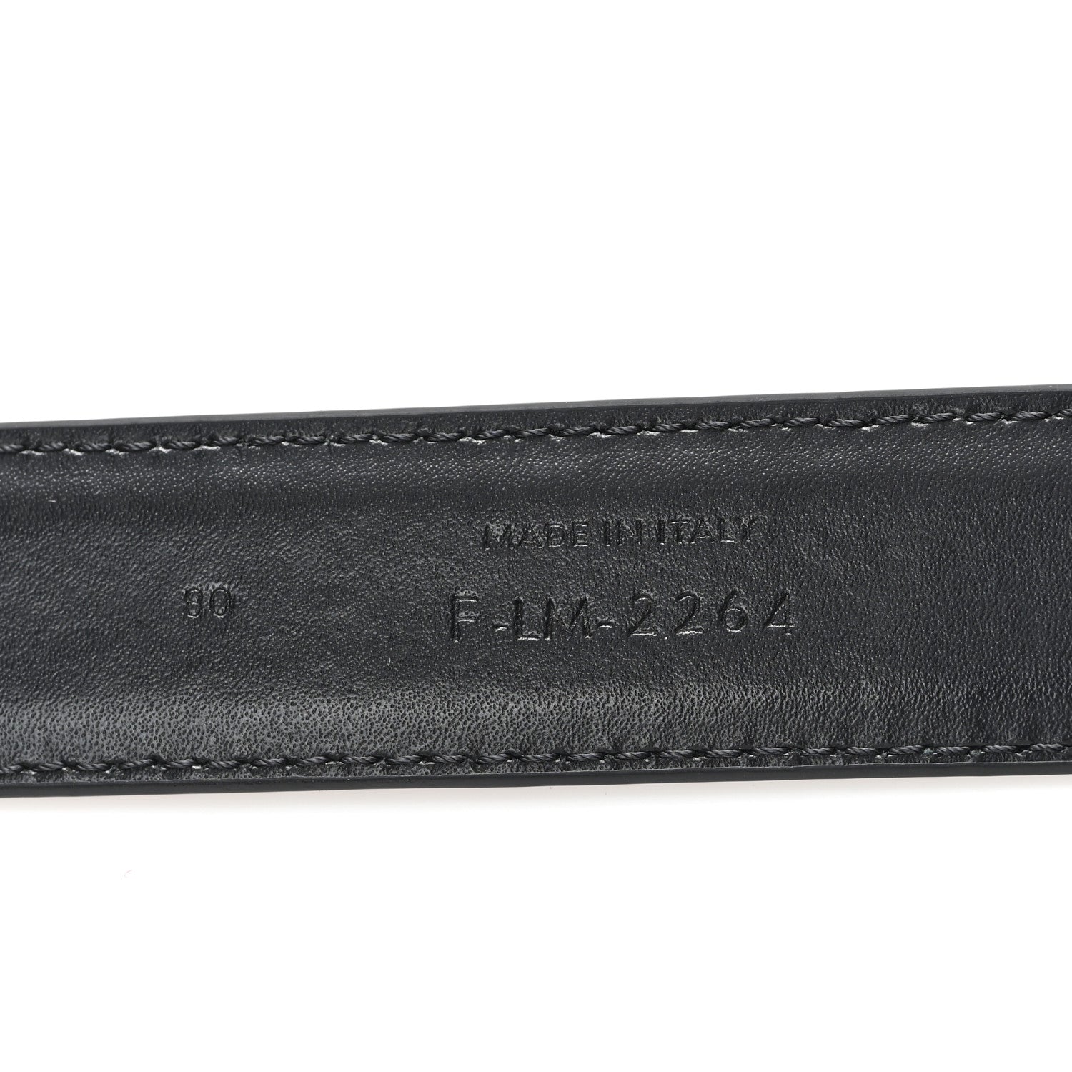 Celine Box Calfskin Small 18mm Triomphe Belt 80 32 Black 4 of 6