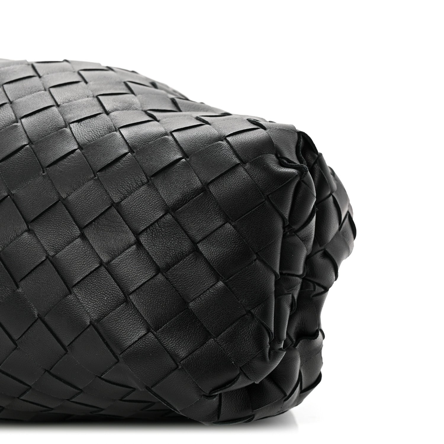 Bottega Veneta Nappa Maxi Intreccio The Pouch Oversized Clutch Black 10 of 10
