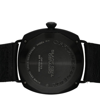 Panerai Ceramic Calfskin 45mm Radiomir Black Seal Manual Winding Watch Black PAM00292 4 of 5