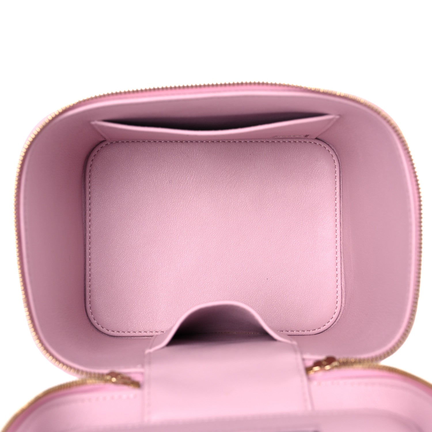 Chanel Caviar Quilted Small Top Handle Vanity Case With Chain Light Pink 5 of 10