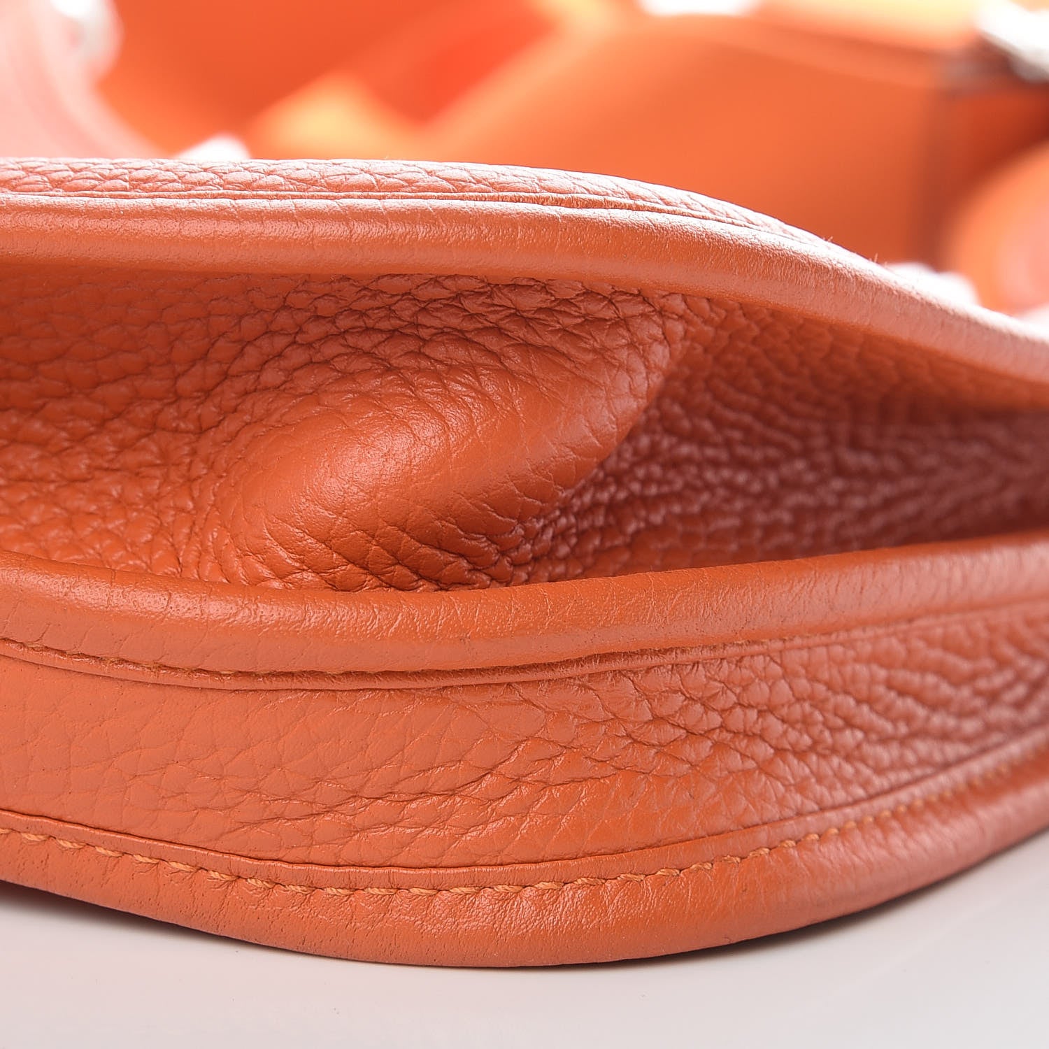 Hermes Taurillon Clemence Evelyne III PM Orange 9 of 9